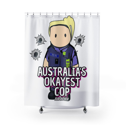 Firefighter and First Responder Themed Shower Curtains