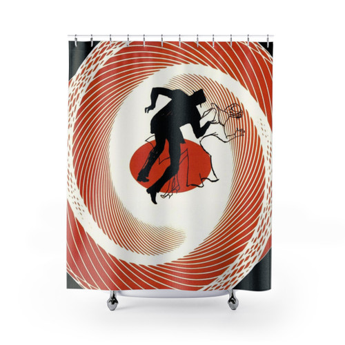 Vertigo Shower Curtains - Retro Cult Movie Design