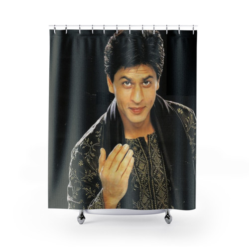 Vintage Shower Curtains featuring Iconic Bollywood Actor Shahrukh Khan