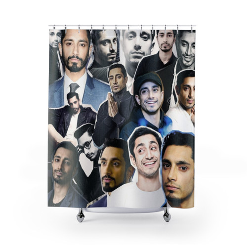 Riz Ahmed Collage Shower Curtains