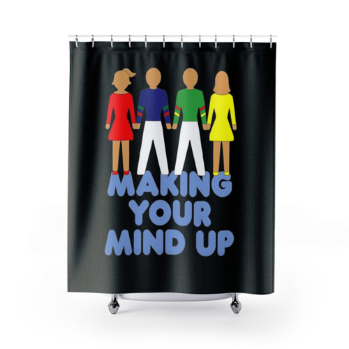 Bucks Fizz Eurovision 1981 Winner Shower Curtain