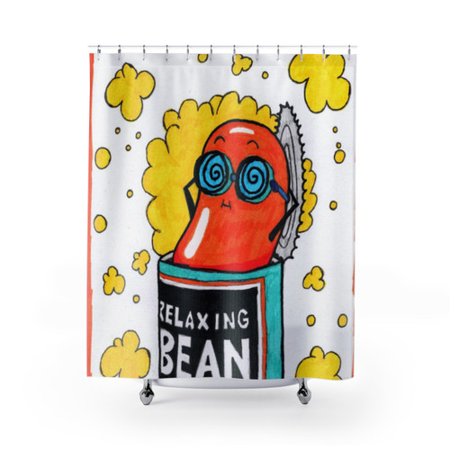 Relaxing Bean Shower Curtains