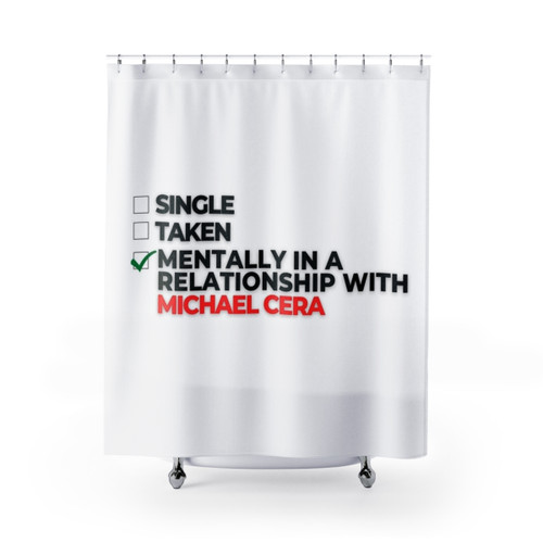 Michael Cera Shower Curtains for Fans