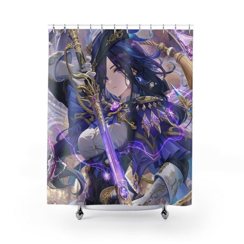 Genshin Impact Clorinde Shower Curtains