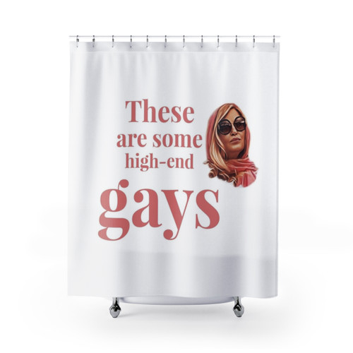 White Lotus Quotes Shower Curtains