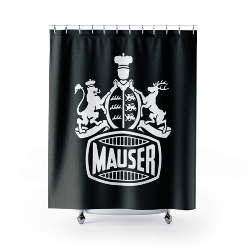 Mauser Crest German Gun Shower Curtains