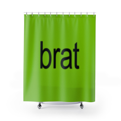 Charli XCX BRAT Album Cover Art Shower Curtain