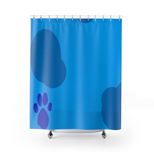 Blues Clues Shower Curtain with Colorful Spot Pattern