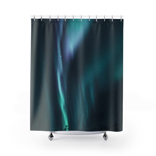 Magnetic Northern Lights Shower Curtains
