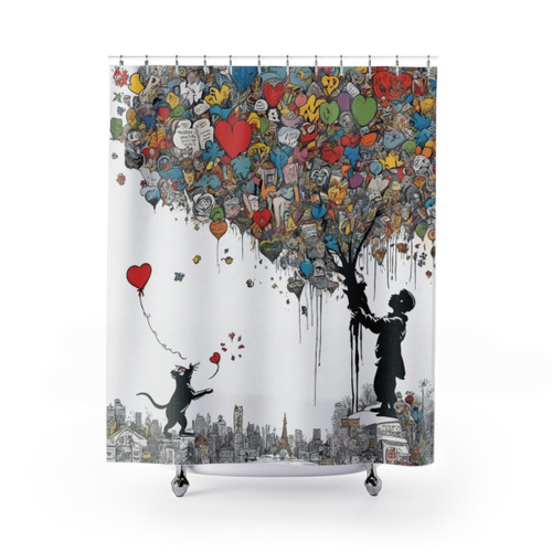 Street Art Shower Curtains - Express Your Creativity