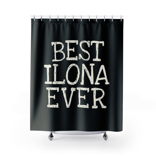 Personalized Ilona Funny Shower Curtain