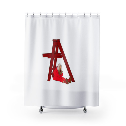 Billie Eilish themed shower curtains for unique bathroom decor