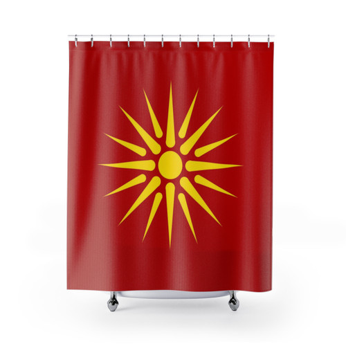 Macedonian Vergina Sun Shower Curtain