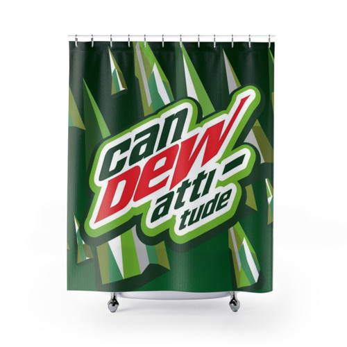 Motivational Can Do Attitude Shower Curtains