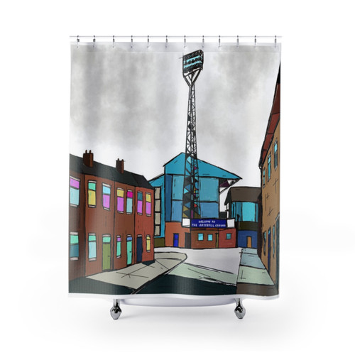 The Baseball Ground Derby Football Shower Curtains