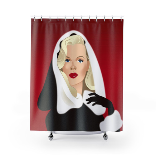 Lynn Bracken Shower Curtains - Elegant Hollywood Noir Design