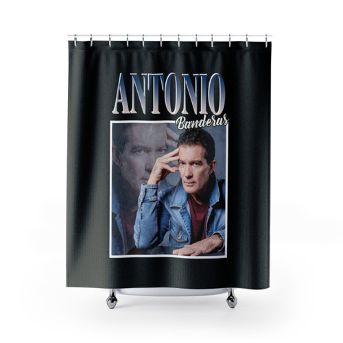 Antonio Banderas themed shower curtains