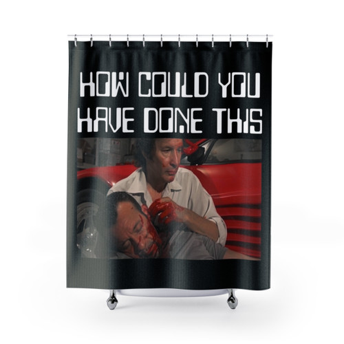 Breen's Corrupt Merchandise Funny Shower Curtain