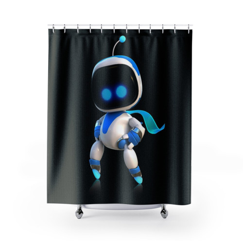 Astros Playroom Game Themed Shower Curtain