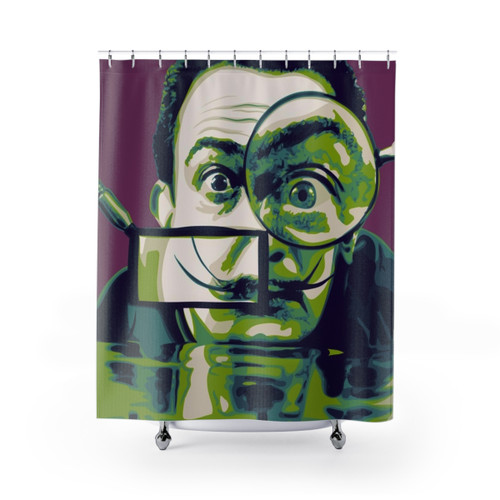 Salvador Dali Pop Art Shower Curtain