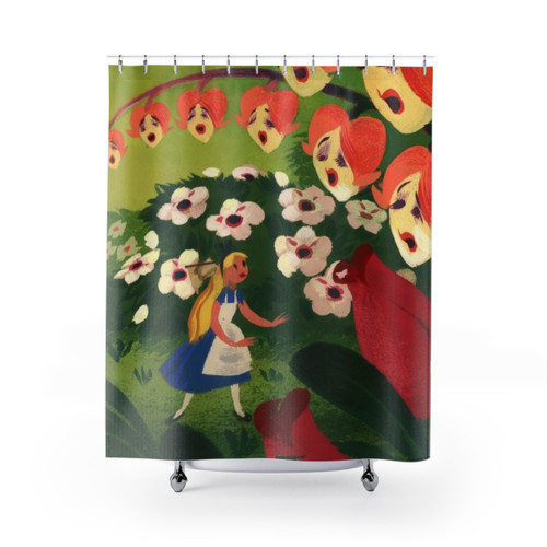 Colorful Mary Blair Shower Curtains