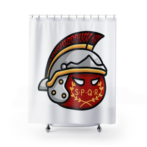 Roman Empire Countryball SPQR Shower Curtains