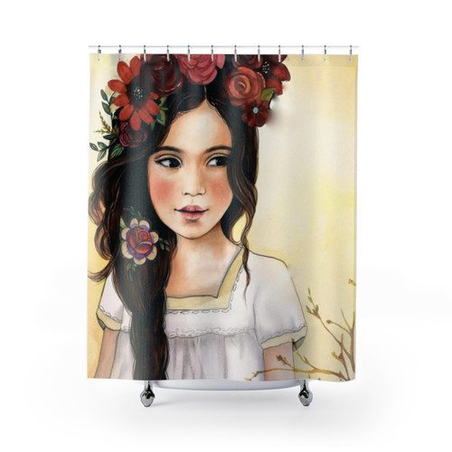 Jackie Shower Curtains - Elegant Bathroom Decor