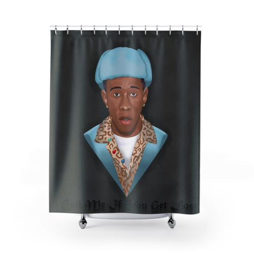 Call Me If You Get Lost Shower Curtains for Stylish Bathroom Decor