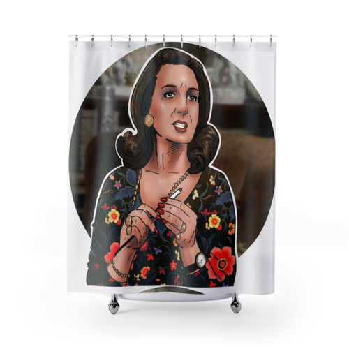 Gay Icon Margo Leadbetter Shower Curtains