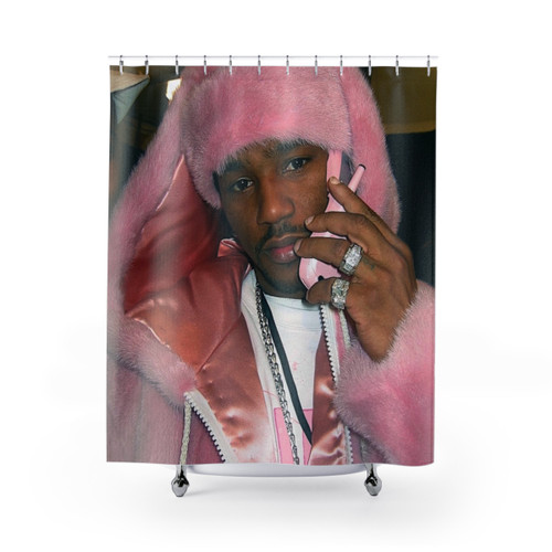 Killa Cam 90s Hip Hop Themed Shower Curtain