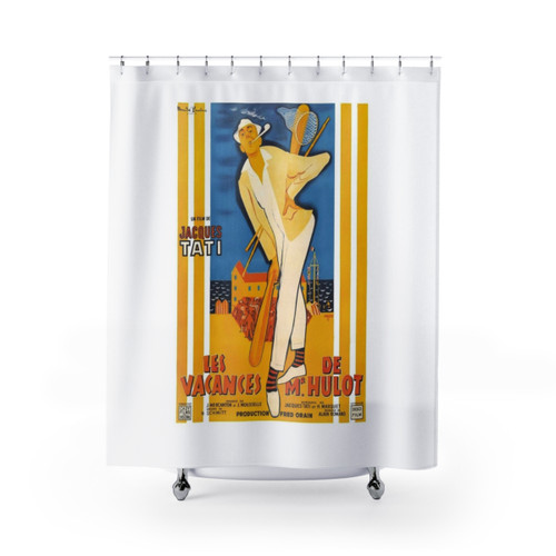 Jacques Tati Monsieur Hulot Shower Curtain