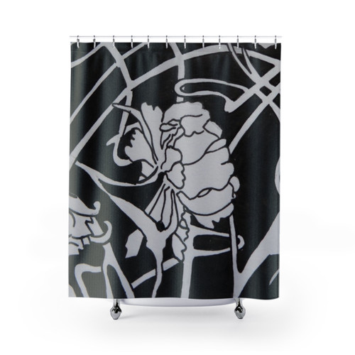 Art Nouveau Inspired Shower Curtain