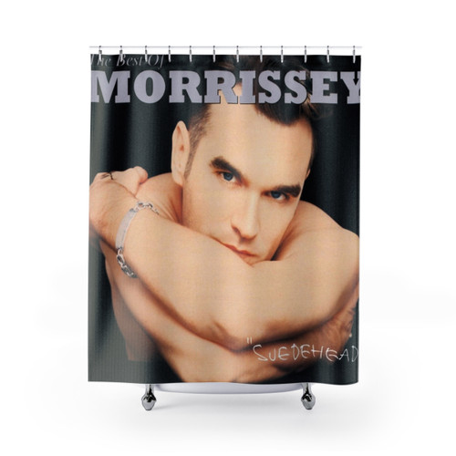 Morrissey Shower Curtain featuring album covers