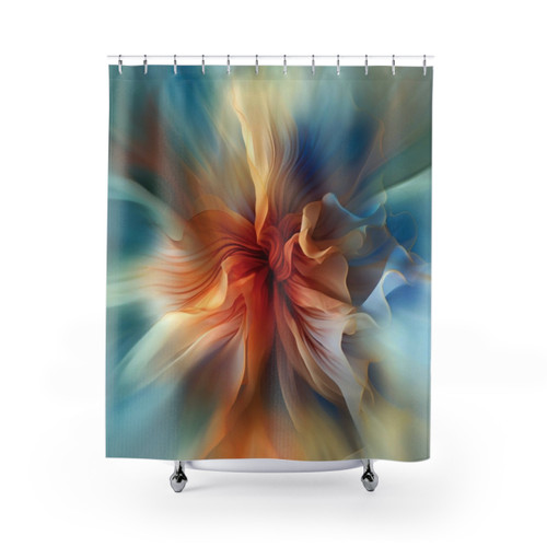 Ethereal Flower Shower Curtain