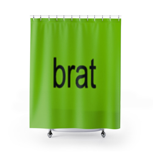 brat Charli XCX Shower Curtains
