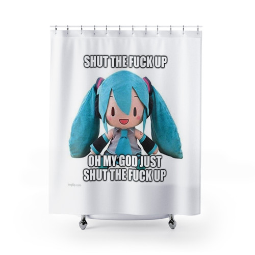Hatsune Miku Plush Shower Curtains