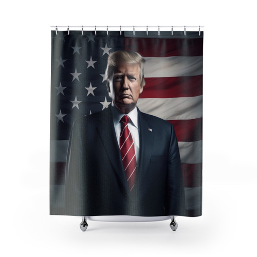 Donald Trump President Shower Curtains