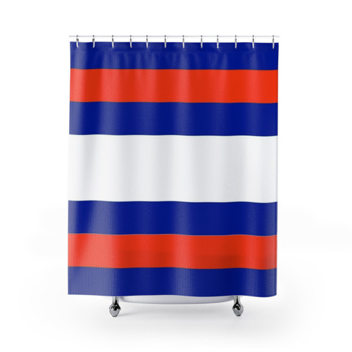 Florida Gators Striped Shower Curtain