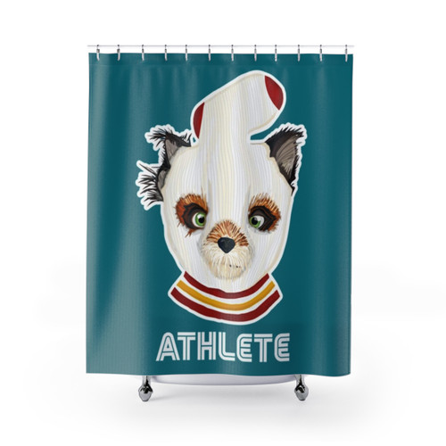 Fantastic Mr. Fox Ash Athlete Shower Curtain