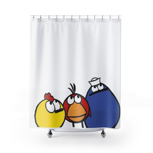 Peep and the Big Wide World Shower Curtain