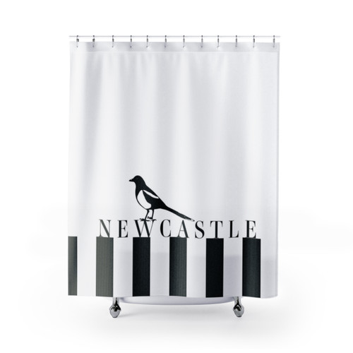 Newcastle Shower Curtains - Football-Themed Decor for the Bathroom