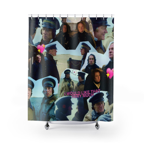 Fitzier Collage - The Terror Shower Curtains