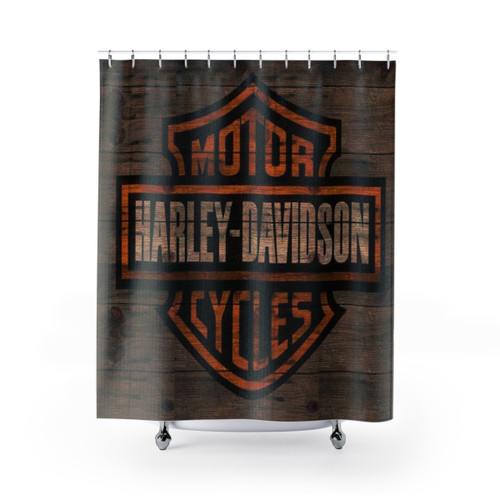 Personalized Motorcycle Maker Shower Curtain