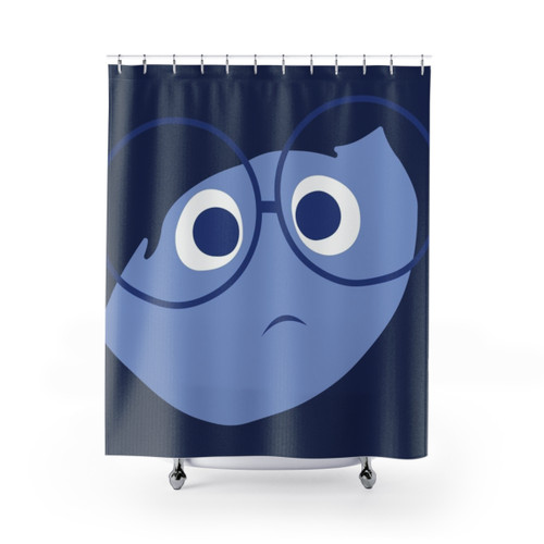 Empathetic shower curtain design for reflective moments