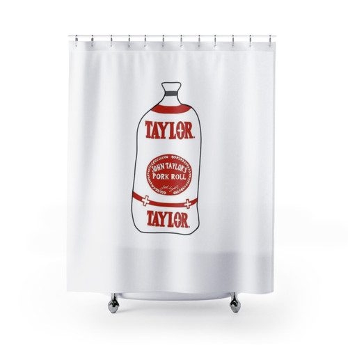 Taylor Ham Pork Roll Shower Curtains