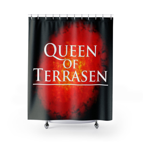 Queen of Terrasen White Shower Curtains