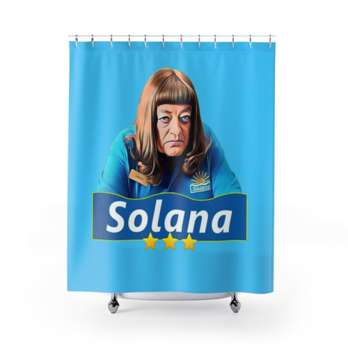 Benidorm TV Show Themed Shower Curtain with Lesley Design