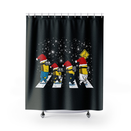 Minions Christmas Shower Curtains