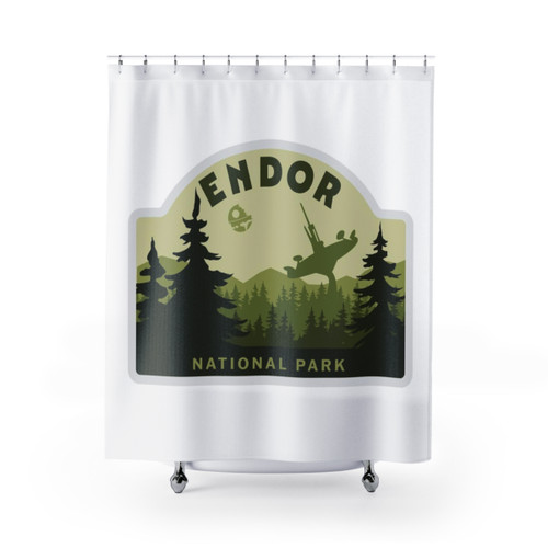 Endor National Park Shower Curtains - Star Wars Decor