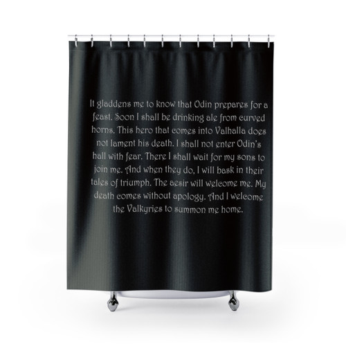 Ragnar Lothbrok Vikings Shower Curtains